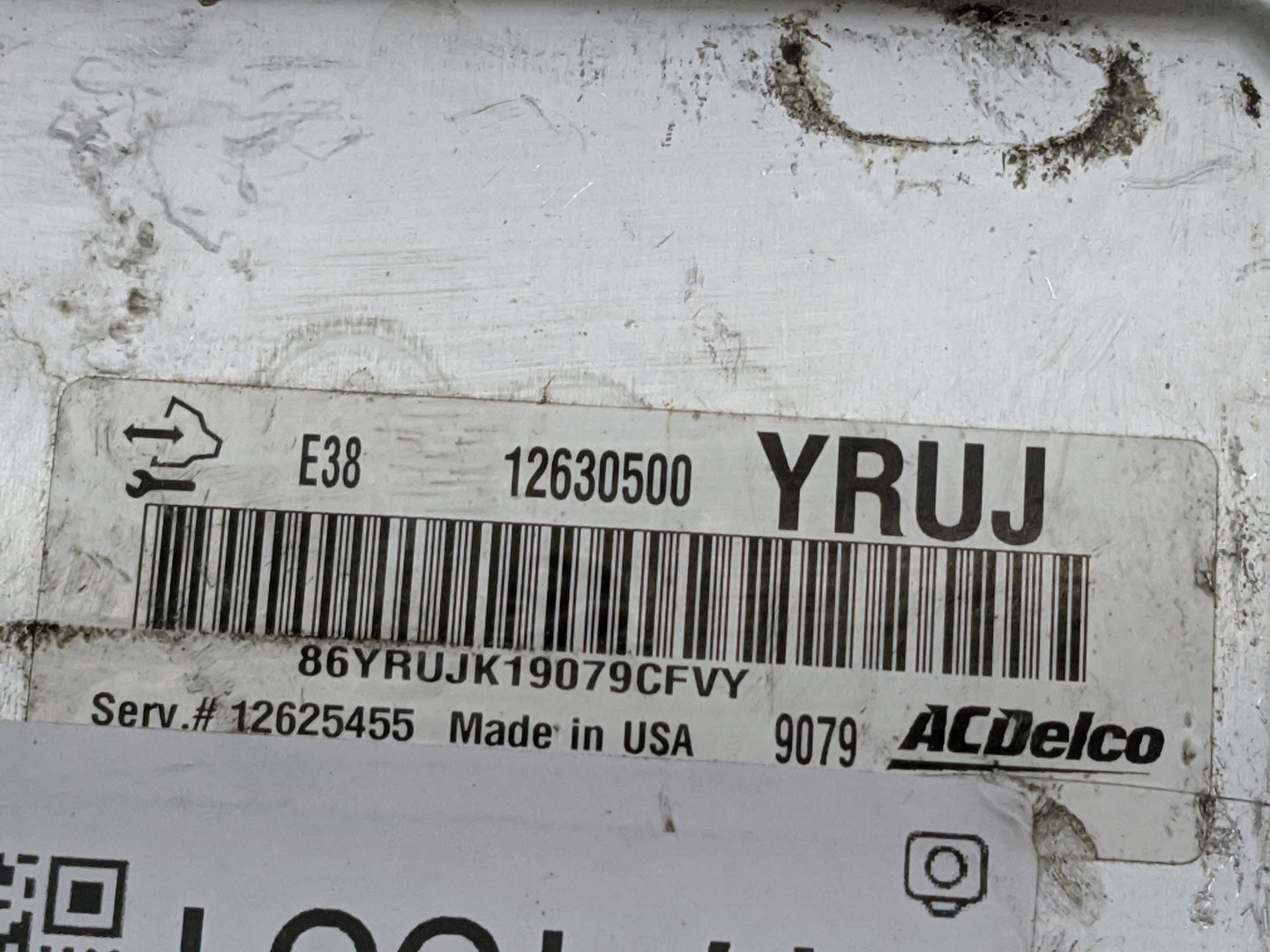 2009 Gmc Sierra 1500 PCM Engine Control Computer ECU ECM PCU OEM P/N:12630500 12625455 Fits Fits 2010 OEM Used Auto Parts - 