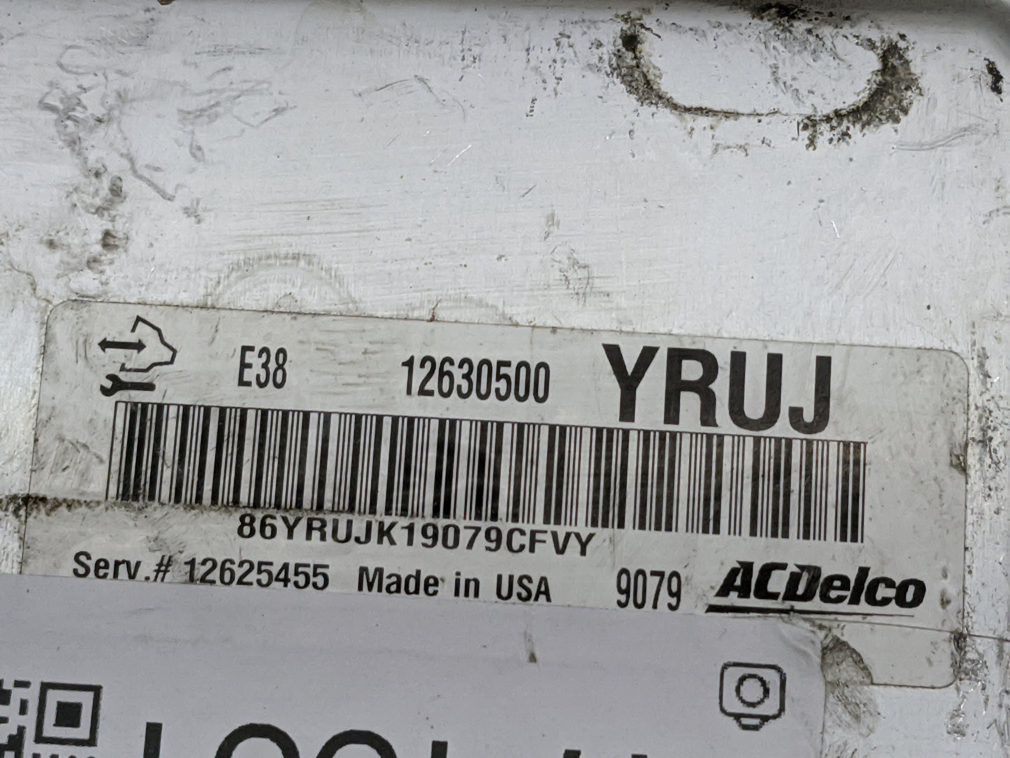 2009 Gmc Sierra 1500 PCM Engine Control Computer ECU ECM PCU OEM P/N:12630500 12625455 Fits Fits 2010 OEM Used Auto Parts - 