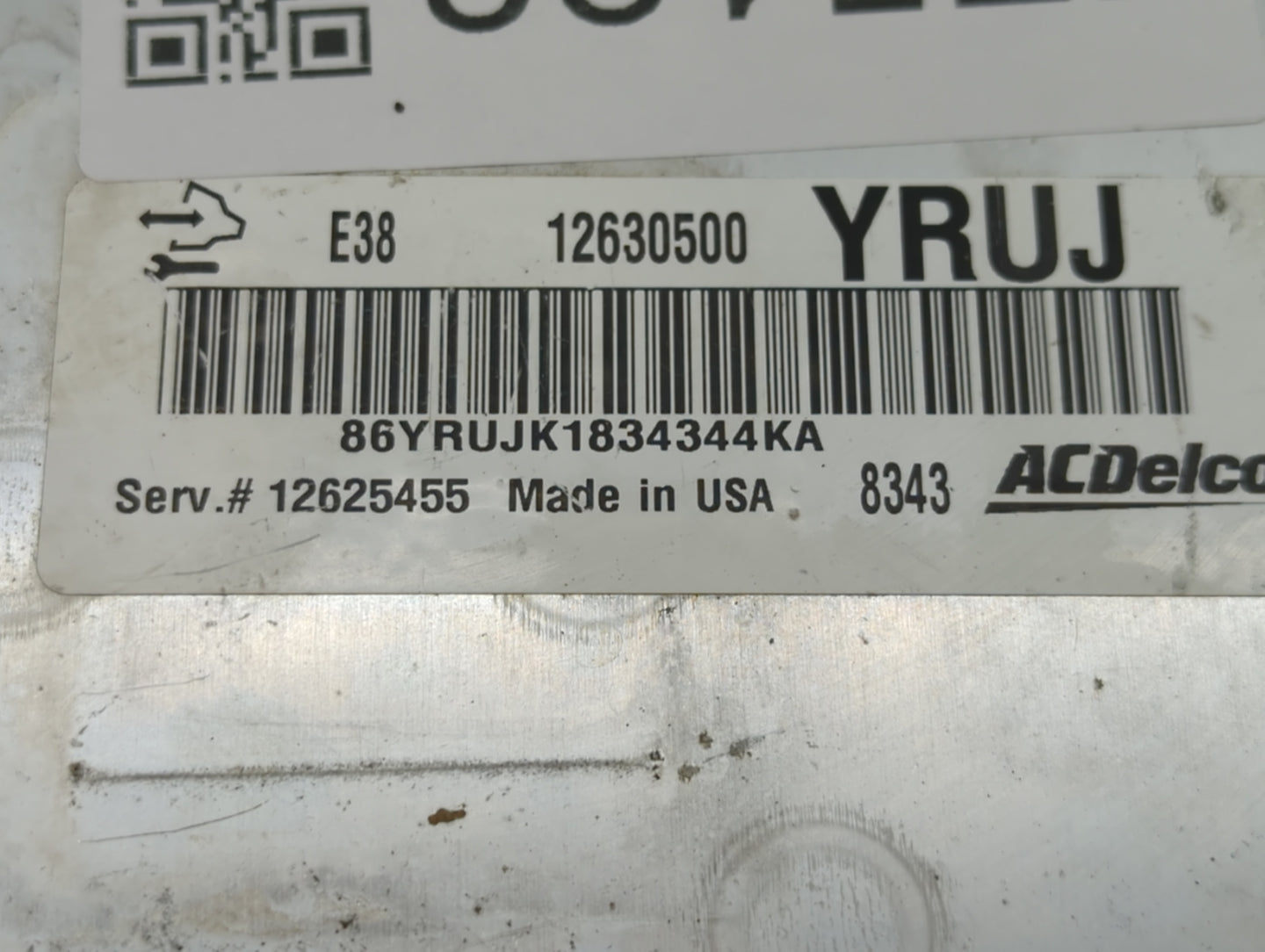 2009 Gmc Sierra 1500 PCM Engine Control Computer ECU ECM PCU OEM P/N:12630500 Fits Fits 2010 OEM Used Auto Parts - Oemusedau