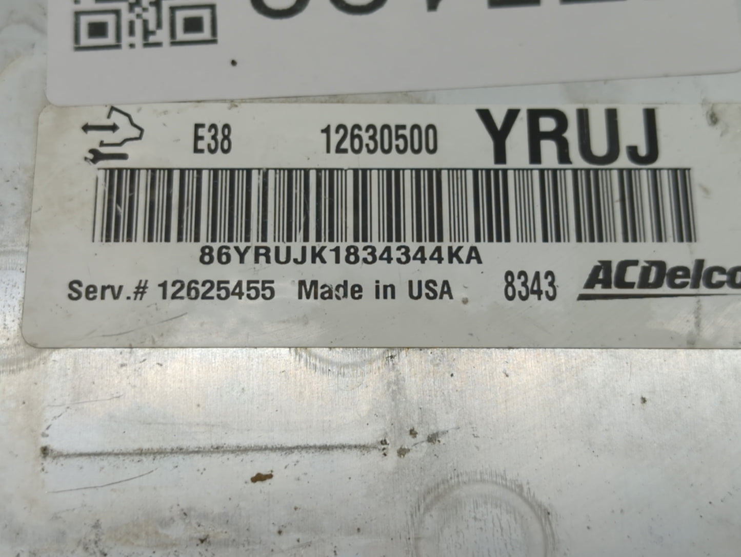 2009 Gmc Sierra 1500 PCM Engine Control Computer ECU ECM PCU OEM P/N:12630500 Fits Fits 2010 OEM Used Auto Parts - Oemusedau