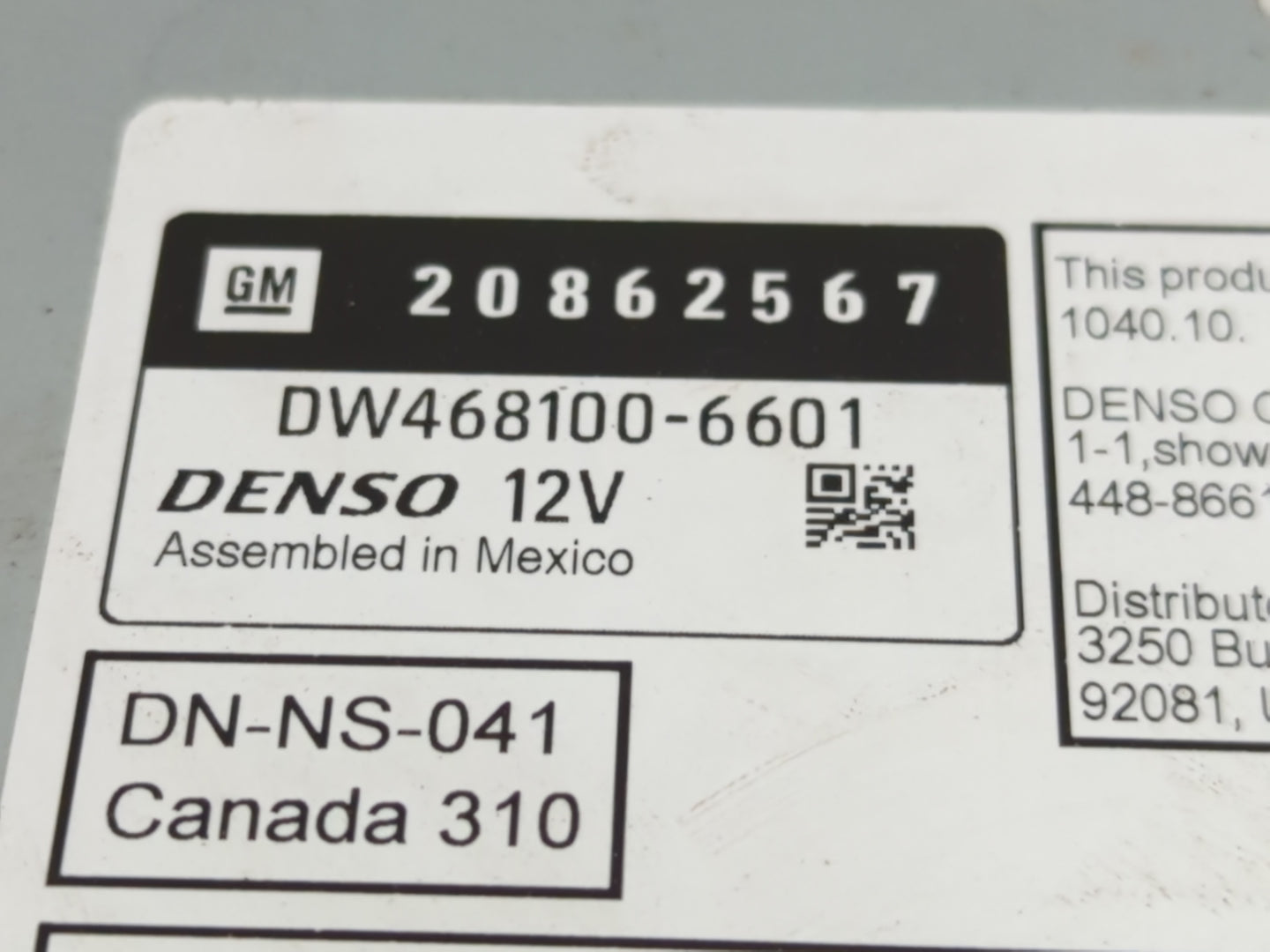 2009 Gmc Yukon Radio AM FM Cd Player Receiver Replacement P/N:20862567 Fits OEM Used Auto Parts - Oemusedautoparts1.com
