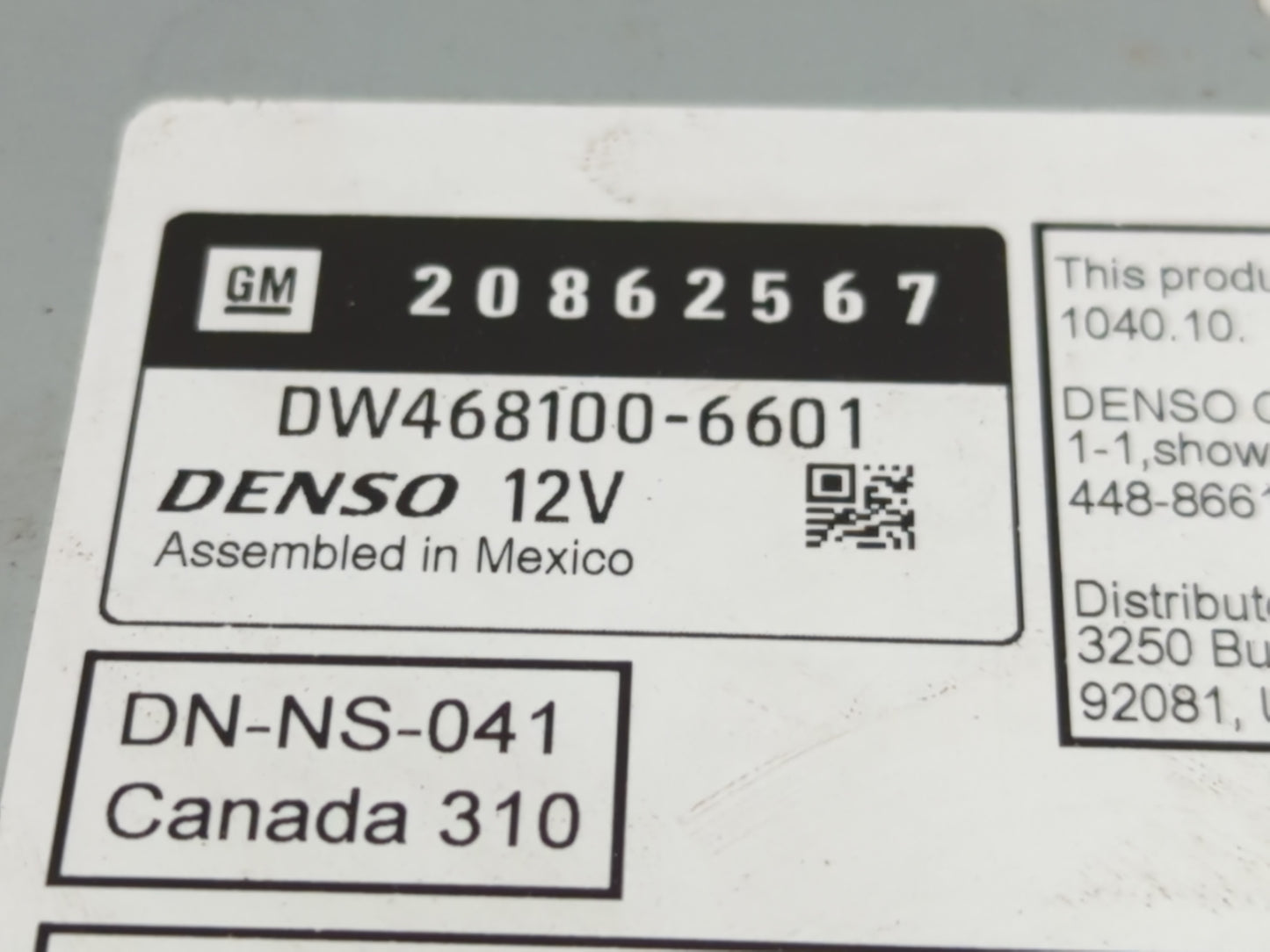 2009 Gmc Yukon Radio AM FM Cd Player Receiver Replacement P/N:20862567 Fits OEM Used Auto Parts - Oemusedautoparts1.com