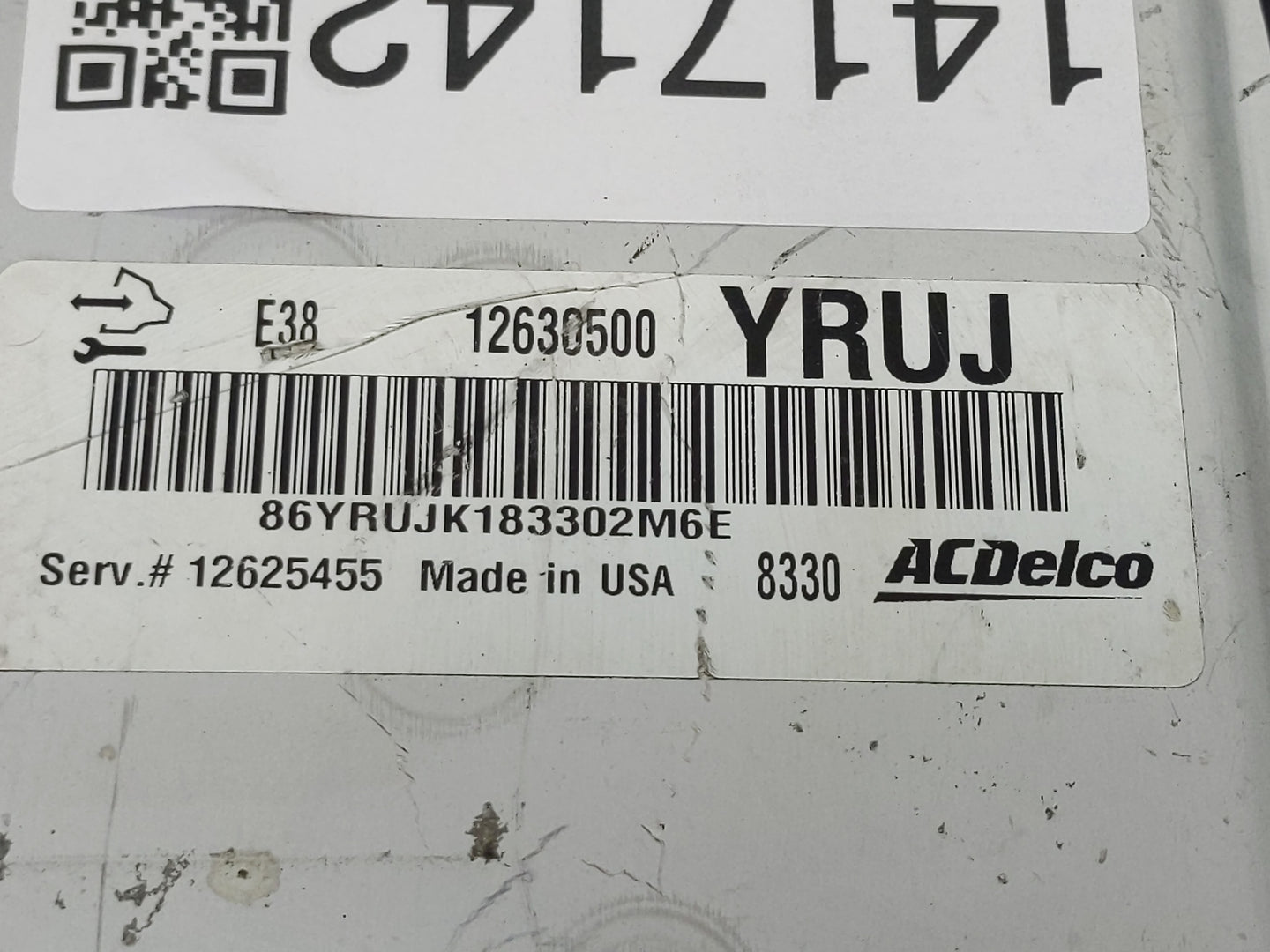 2009-2010 Gmc Yukon PCM Engine Control Computer ECU ECM PCU OEM P/N:12630500 Fits Fits 2009 2010 OEM Used Auto Parts - Oemus
