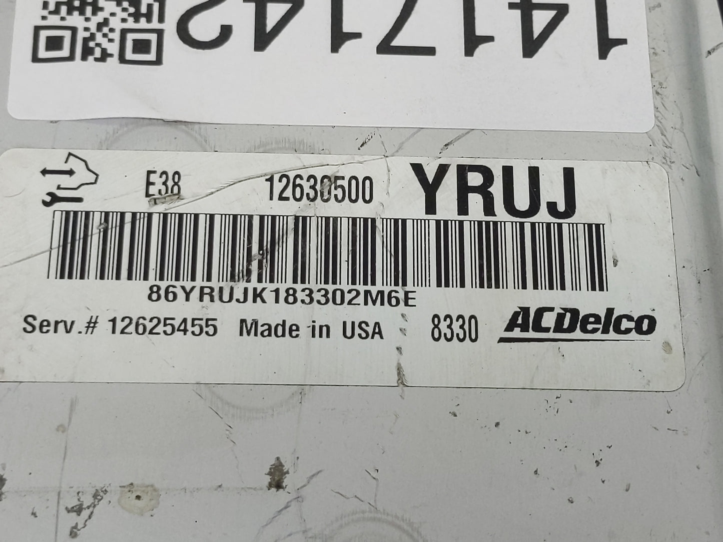 2009-2010 Gmc Yukon PCM Engine Control Computer ECU ECM PCU OEM P/N:12630500 Fits Fits 2009 2010 OEM Used Auto Parts - Oemus