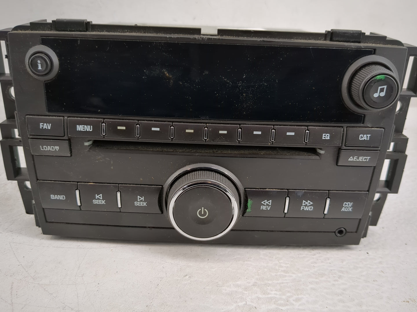 2007-2009 Gmc Yukon Radio AM FM Cd Player Receiver Replacement P/N:25974802 Fits Fits 2007 2008 2009 2010 OEM Used Auto Part