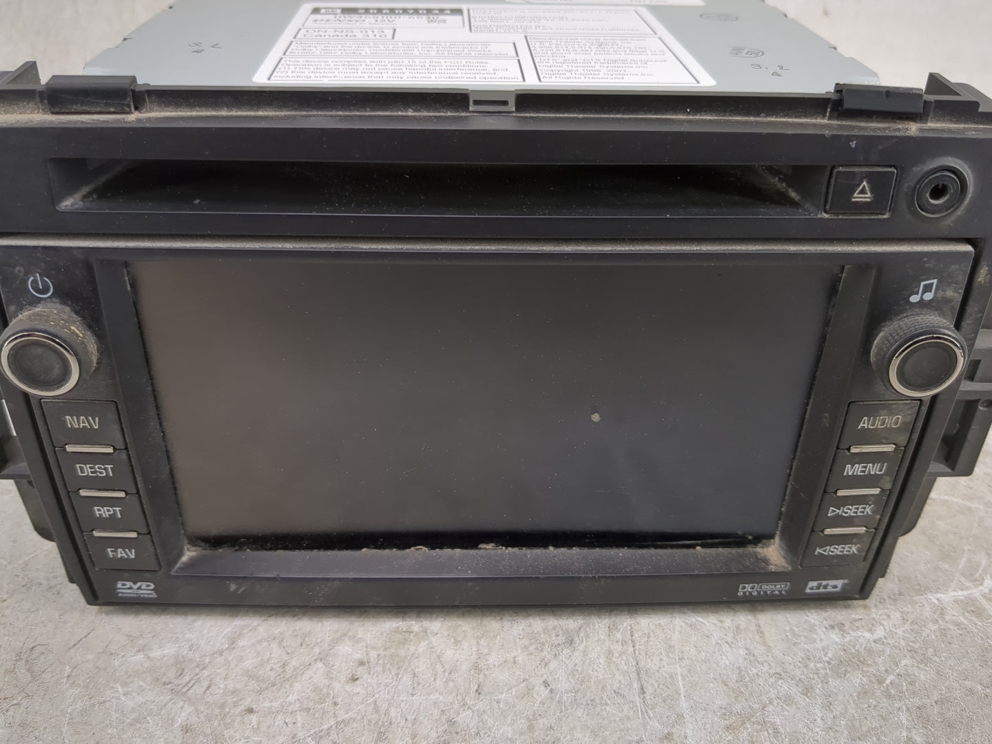 2008-2009 Gmc Yukon Radio AM FM Cd Player Receiver Replacement P/N:20807044 CQ-UG9863X, DW468100-6530 Fits Fits 2008 2009 OE