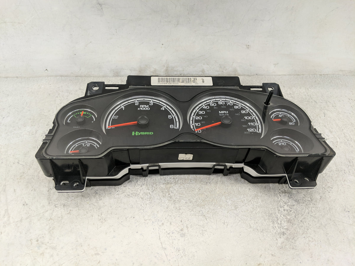 2008-2011 Gmc Yukon Instrument Cluster Speedometer Gauges P/N:25885599 50H8NFA080560009 Miles: Fits Fits 2008 2009 2010 2011