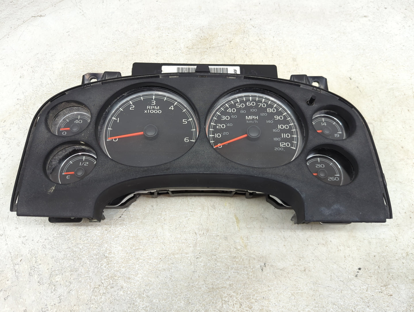 2012-2014 Gmc Yukon Xl 1500 Instrument Cluster Speedometer Gauges P/N:20774762 Miles: Fits Fits 2012 2013 2014 OEM Used Auto