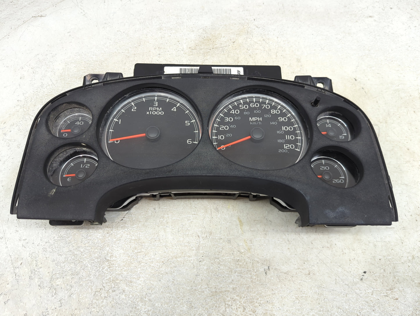 2012-2014 Gmc Yukon Xl 1500 Instrument Cluster Speedometer Gauges P/N:20774762 Miles: Fits Fits 2012 2013 2014 OEM Used Auto