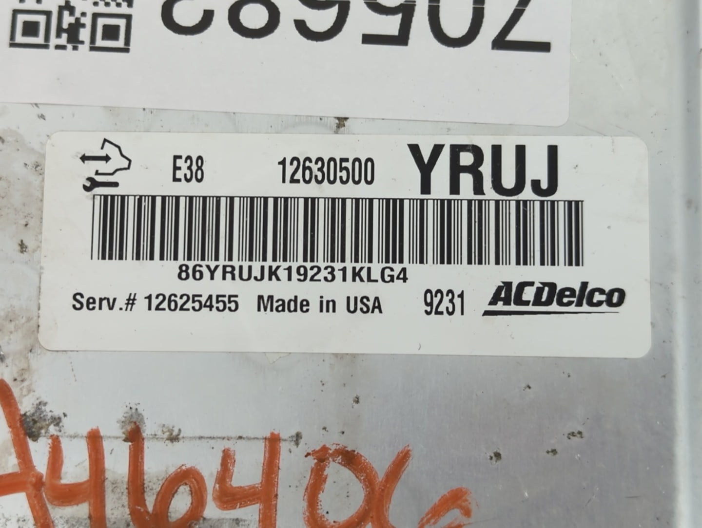 2009 Gmc Yukon Xl 1500 PCM Engine Control Computer ECU ECM PCU OEM P/N:12630500 12625455 Fits Fits 2010 OEM Used Auto Parts 