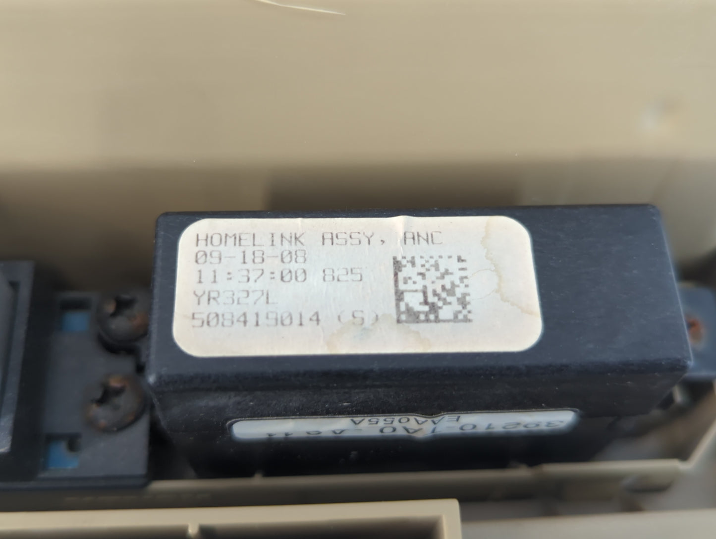 2009 Honda Accord Overhead Roof Console - Oemusedautoparts1.com