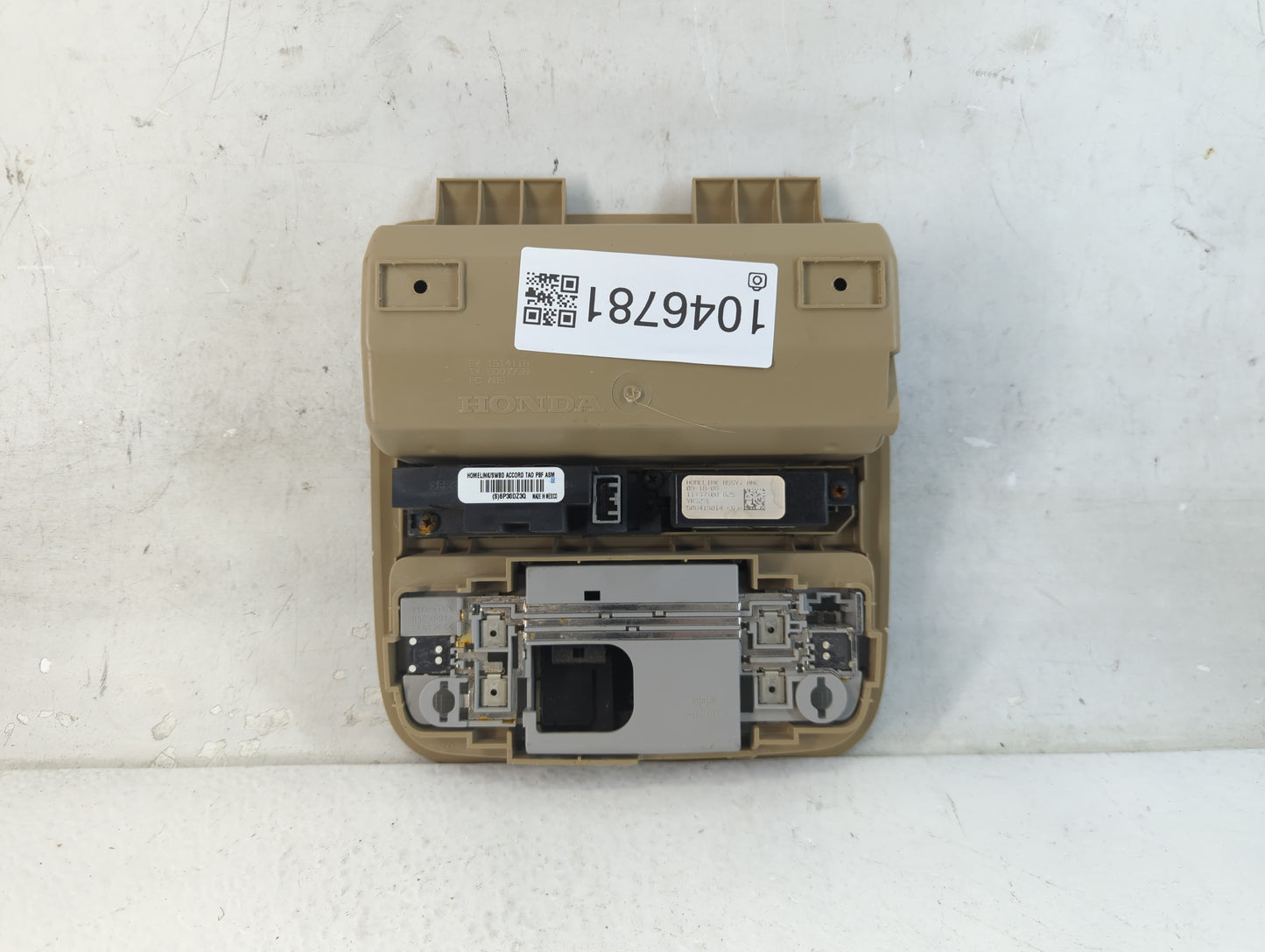 2009 Honda Accord Overhead Roof Console - Oemusedautoparts1.com
