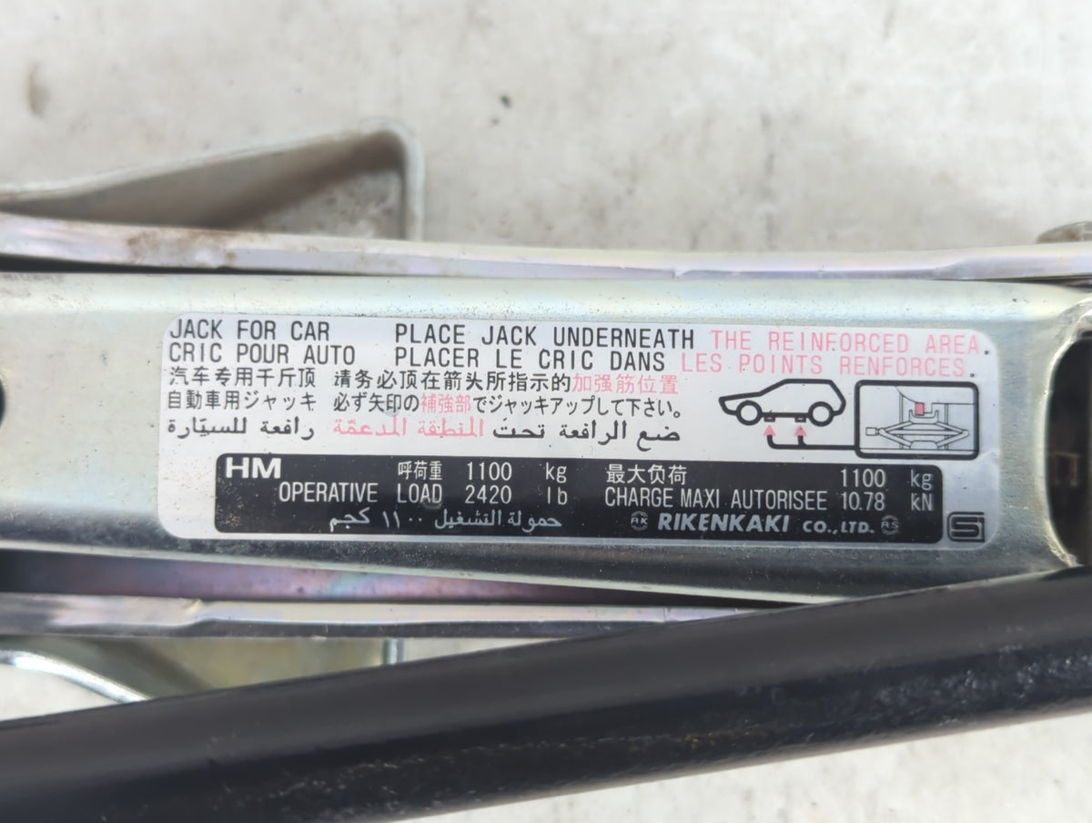 2009 Honda Accord Spare Scissor Car Jack 1048280 - Oemusedautoparts1.com