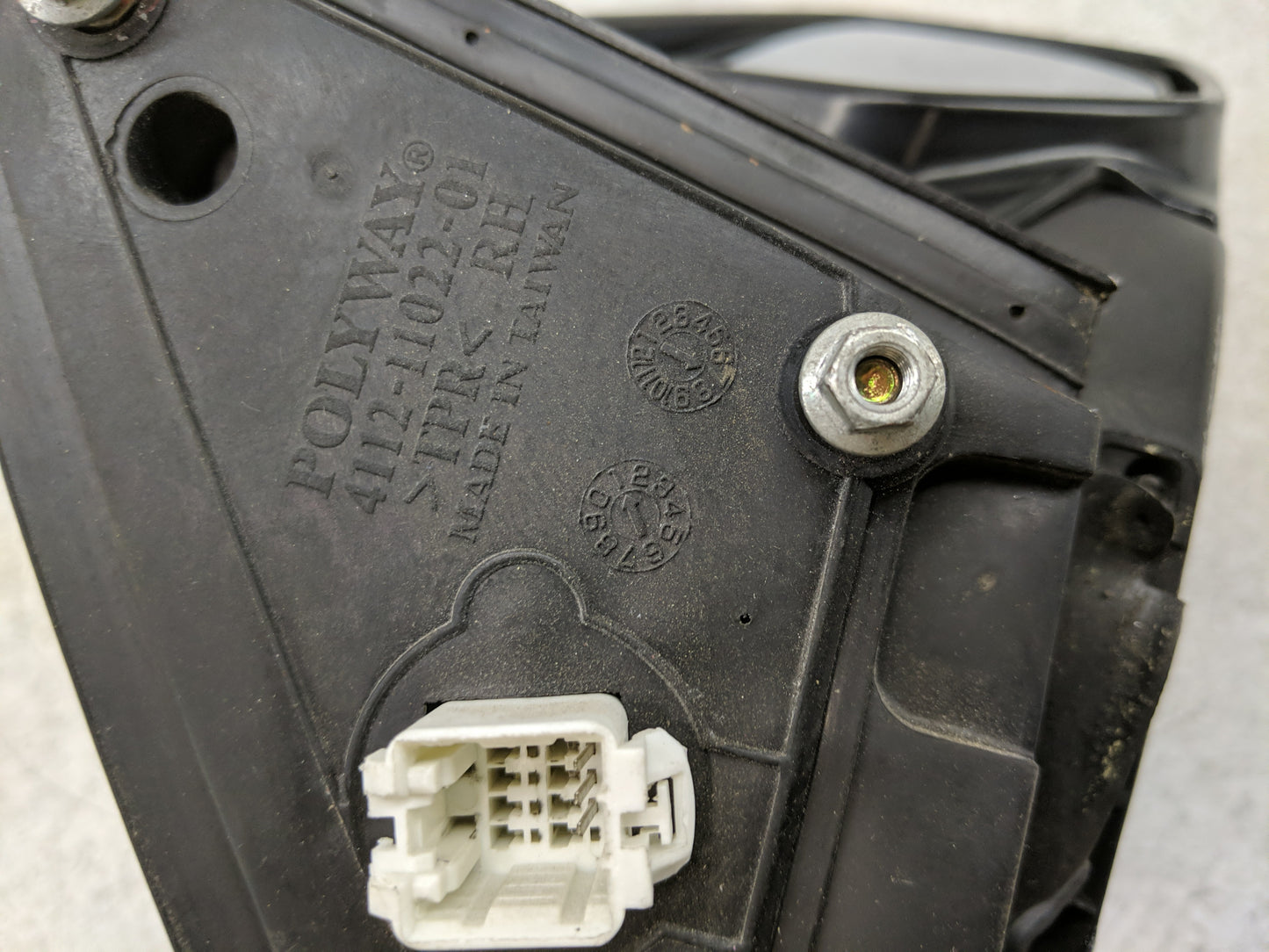 2008-2012 Honda Accord Side Mirror Replacement Passenger Right View Door Mirror P/N:4112-11022-01 Fits OEM Used Auto Parts -