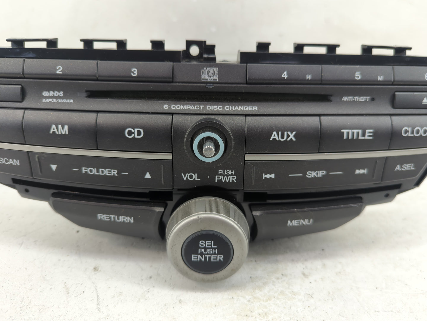 2008-2010 Honda Accord Radio AM FM Cd Player Receiver Replacement P/N:39101-TA0-A513-M1 Fits Fits 2008 2009 2010 OEM Used Au
