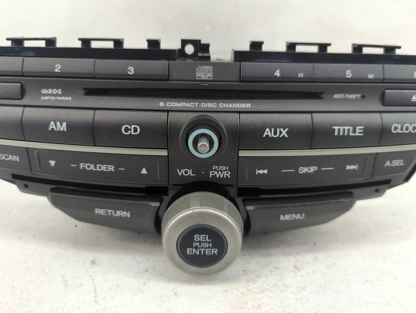 2008-2010 Honda Accord Radio AM FM Cd Player Receiver Replacement P/N:39101-TA0-A513-M1 Fits Fits 2008 2009 2010 OEM Used Au