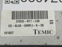 2008-2009 Honda Accord PCM Engine Control Computer ECU ECM PCU OEM P/N:37820-R71-L58 Fits Fits 2008 2009 OEM Used Auto Parts