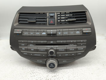 2008-2009 Honda Accord Radio AM FM Cd Player Receiver Replacement Fits Fits 2008 2009 OEM Used Auto Parts - Oemusedautoparts
