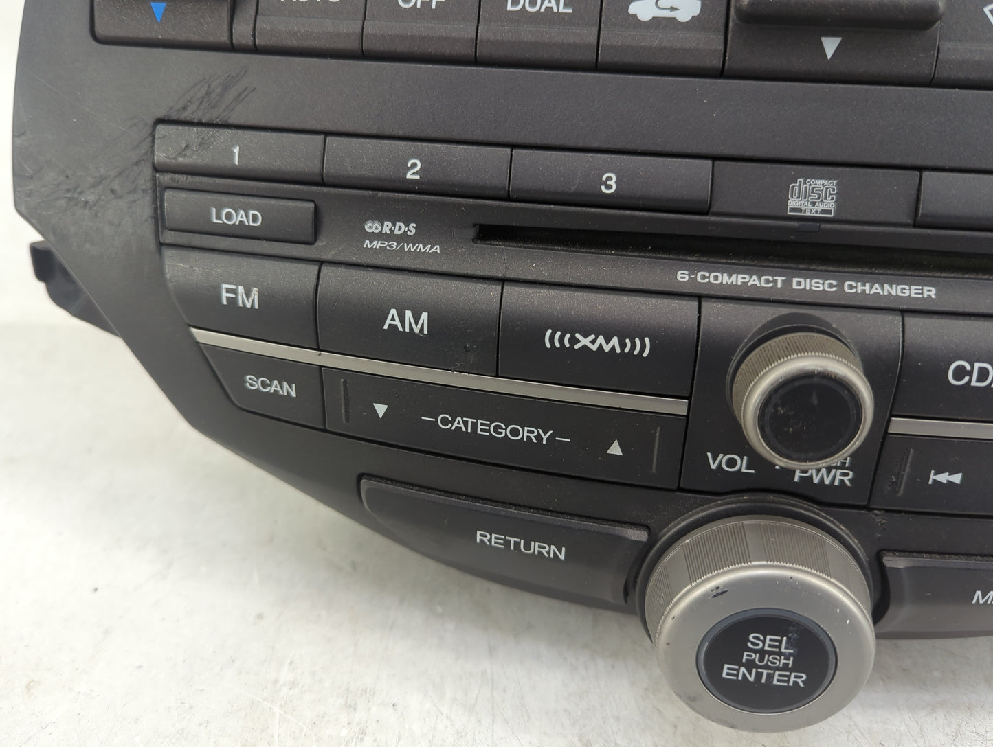 2008-2009 Honda Accord Radio AM FM Cd Player Receiver Replacement P/N:77260TA6A101 39100-TA0-A220 Fits Fits 2008 2009 OEM Us