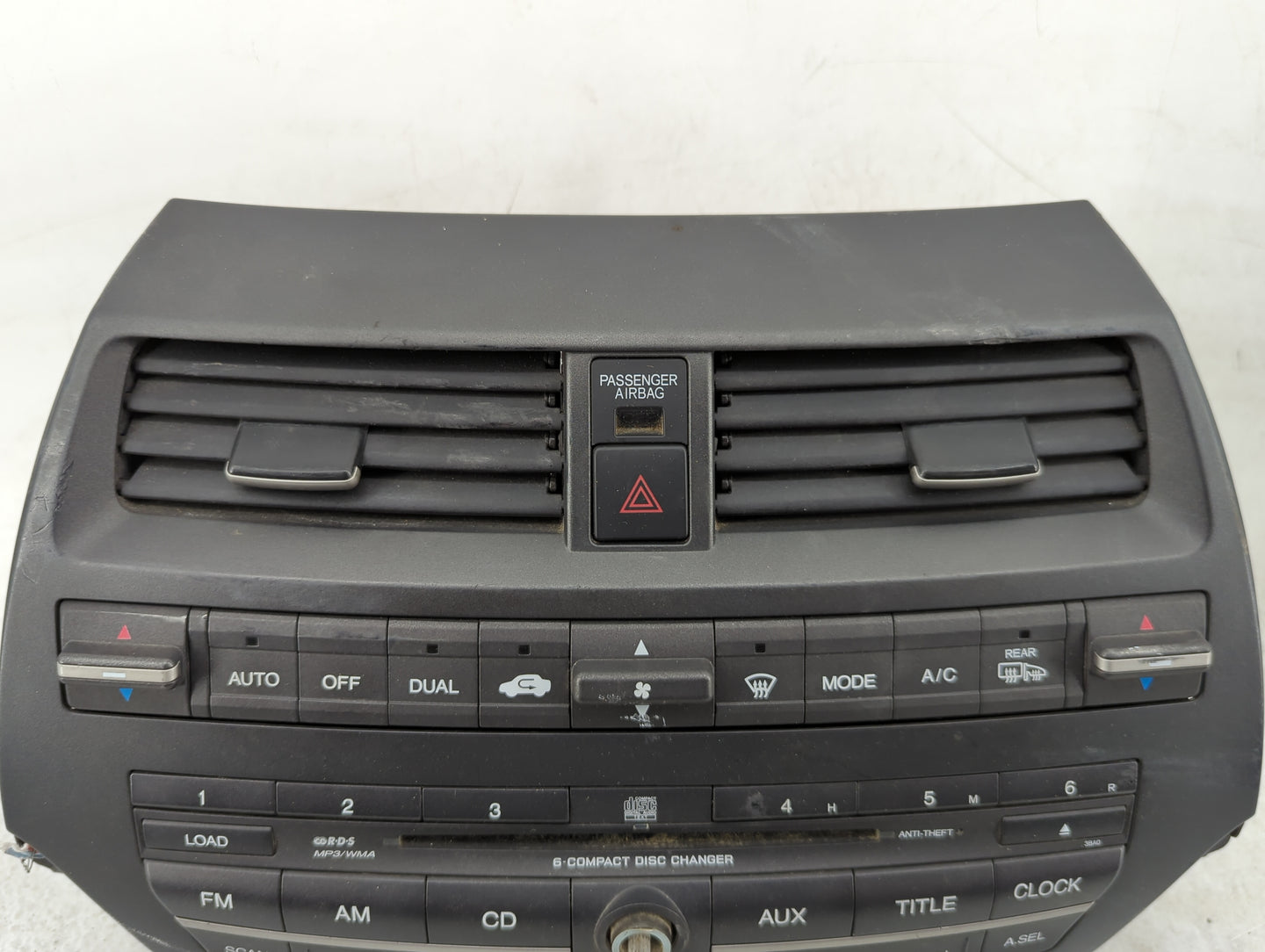 2008-2009 Honda Accord Radio AM FM Cd Player Receiver Replacement P/N:39101-TA0-A313-M1 A3/NH693L Fits Fits 2008 2009 OEM Us