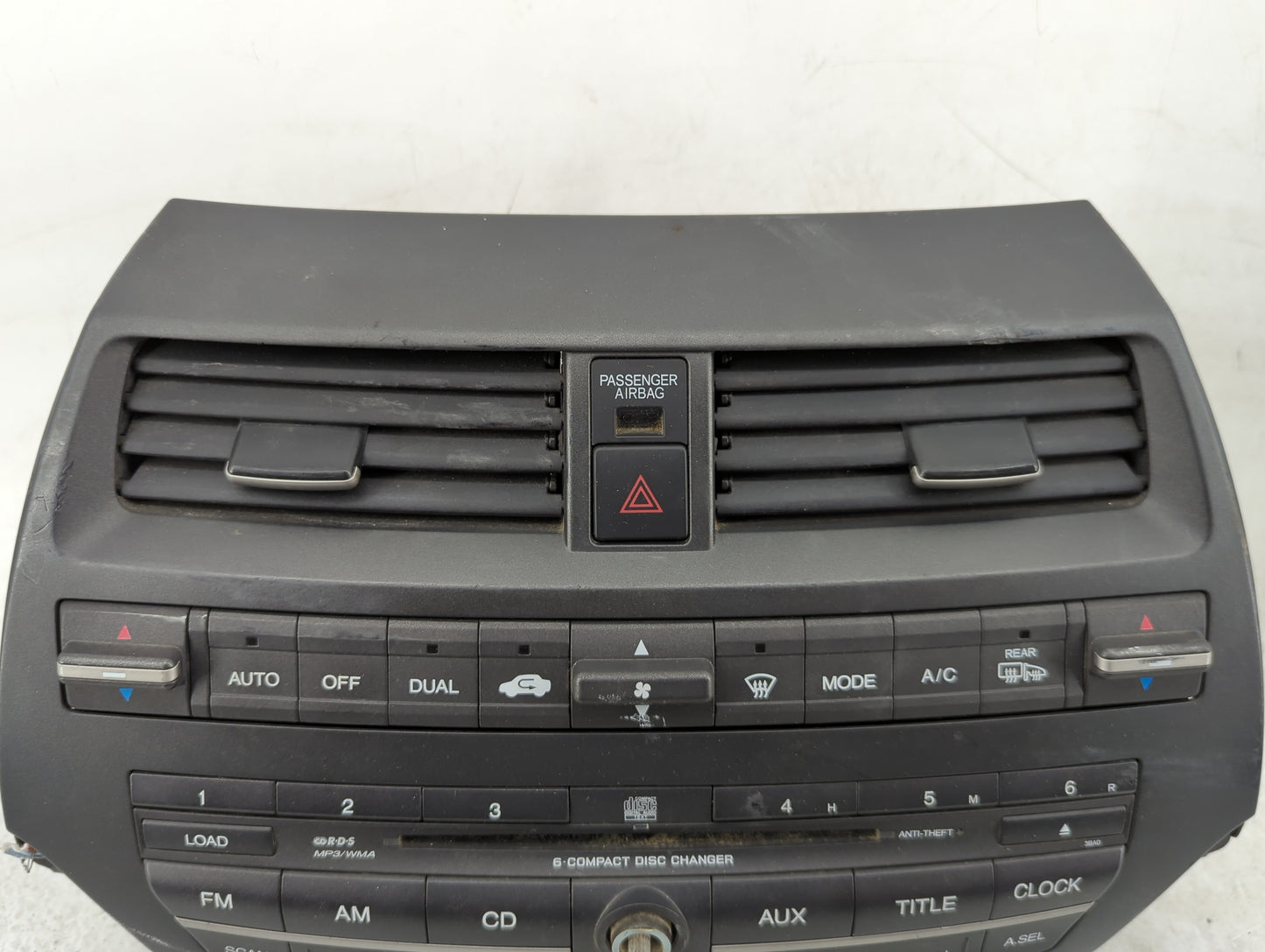 2008-2009 Honda Accord Radio AM FM Cd Player Receiver Replacement P/N:39101-TA0-A313-M1 A3/NH693L Fits Fits 2008 2009 OEM Us