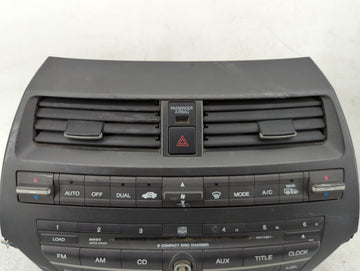 2008-2009 Honda Accord Radio AM FM Cd Player Receiver Replacement P/N:39101-TA0-A313-M1 A3/NH693L Fits Fits 2008 2009 OEM Used Auto Parts
