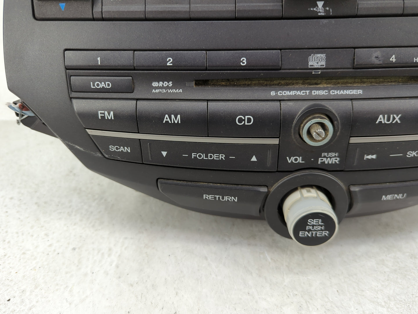 2008-2009 Honda Accord Radio AM FM Cd Player Receiver Replacement P/N:39101-TA0-A313-M1 A3/NH693L Fits Fits 2008 2009 OEM Us