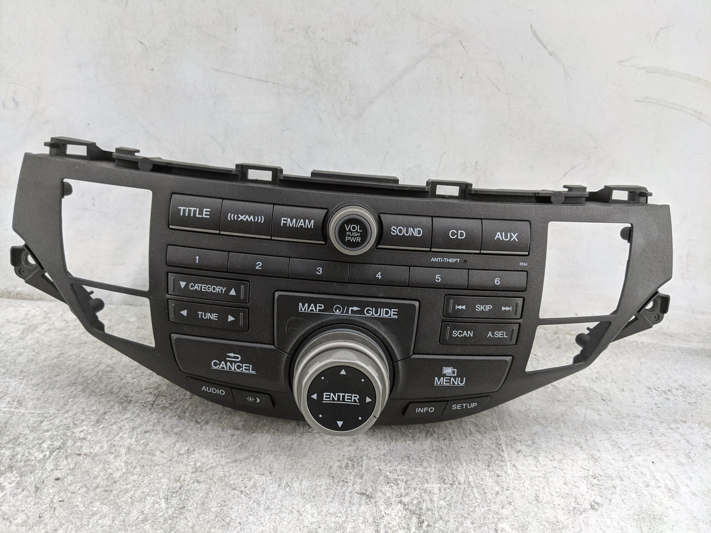 2008-2009 Honda Accord Radio AM FM Cd Player Receiver Replacement P/N:39101-TA0-A920-M1 GEX-3117XMZH Fits Fits 2008 2009 OEM
