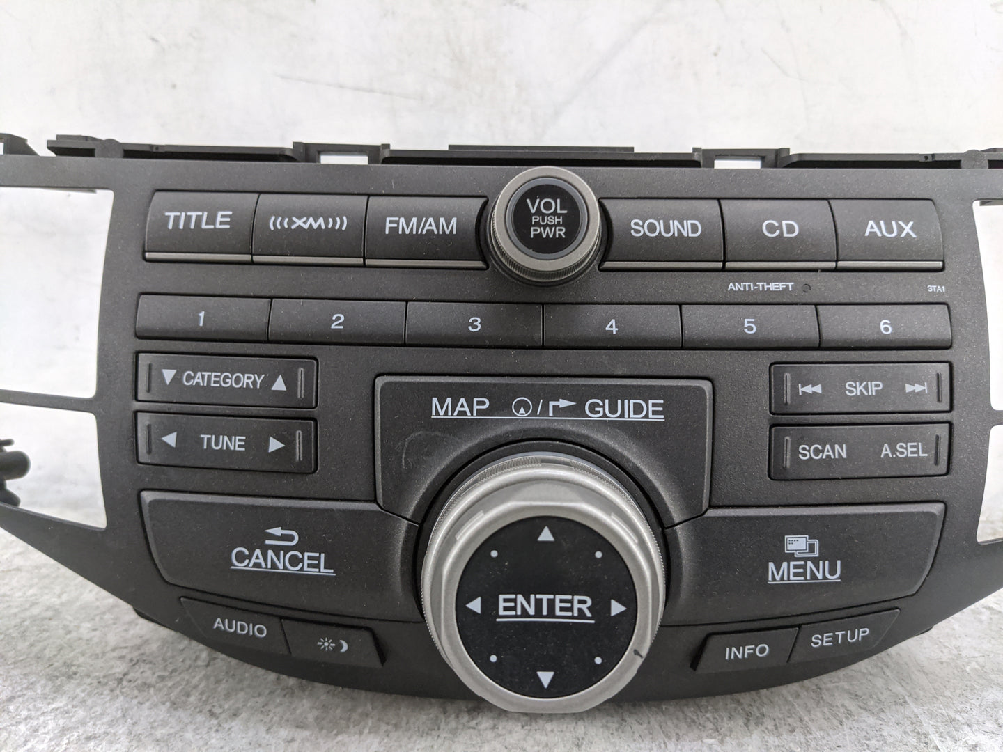 2008-2009 Honda Accord Radio AM FM Cd Player Receiver Replacement P/N:39101-TA0-A920-M1 GEX-3117XMZH Fits Fits 2008 2009 OEM