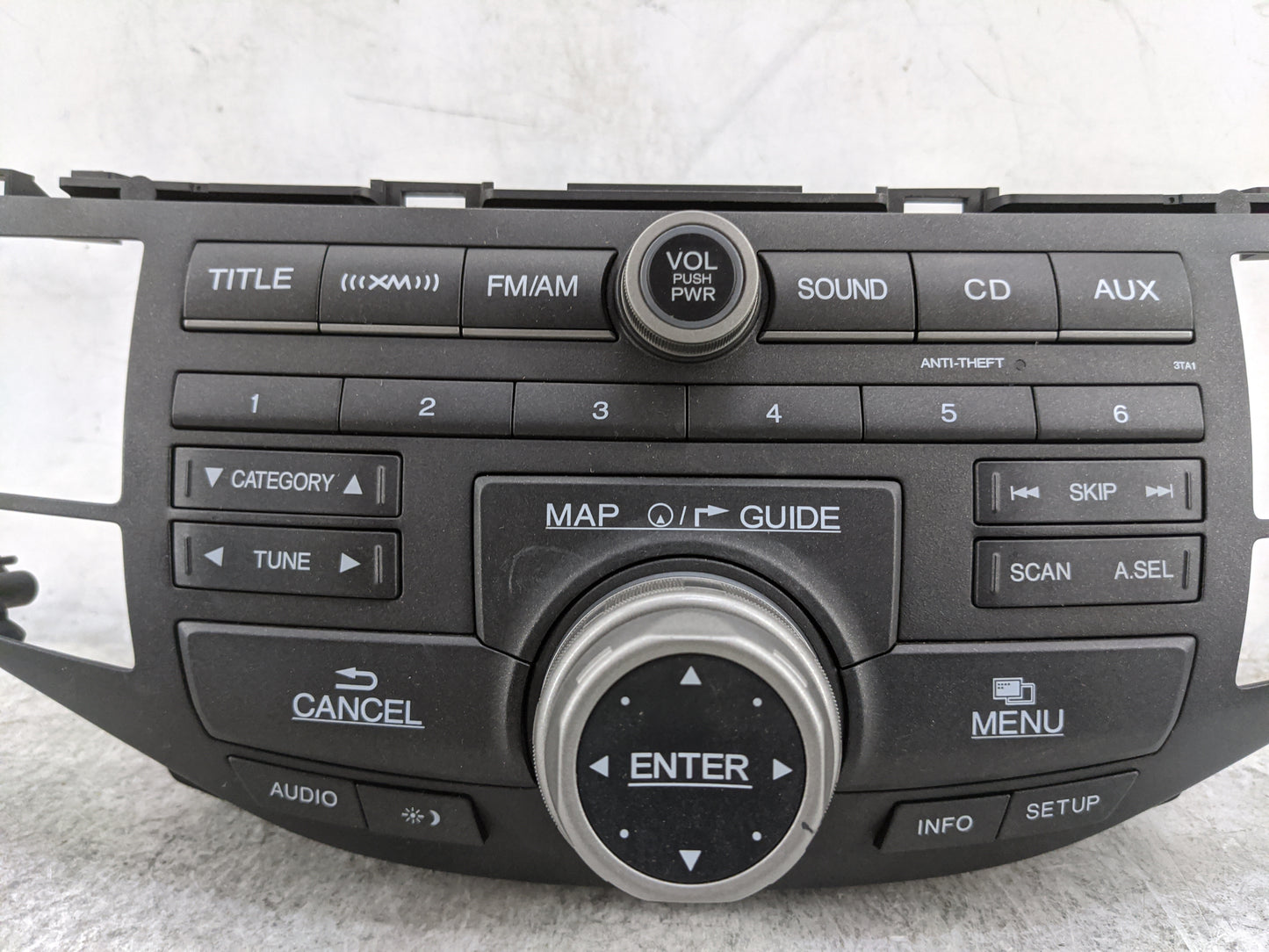 2008-2009 Honda Accord Radio AM FM Cd Player Receiver Replacement P/N:39101-TA0-A920-M1 GEX-3117XMZH Fits Fits 2008 2009 OEM