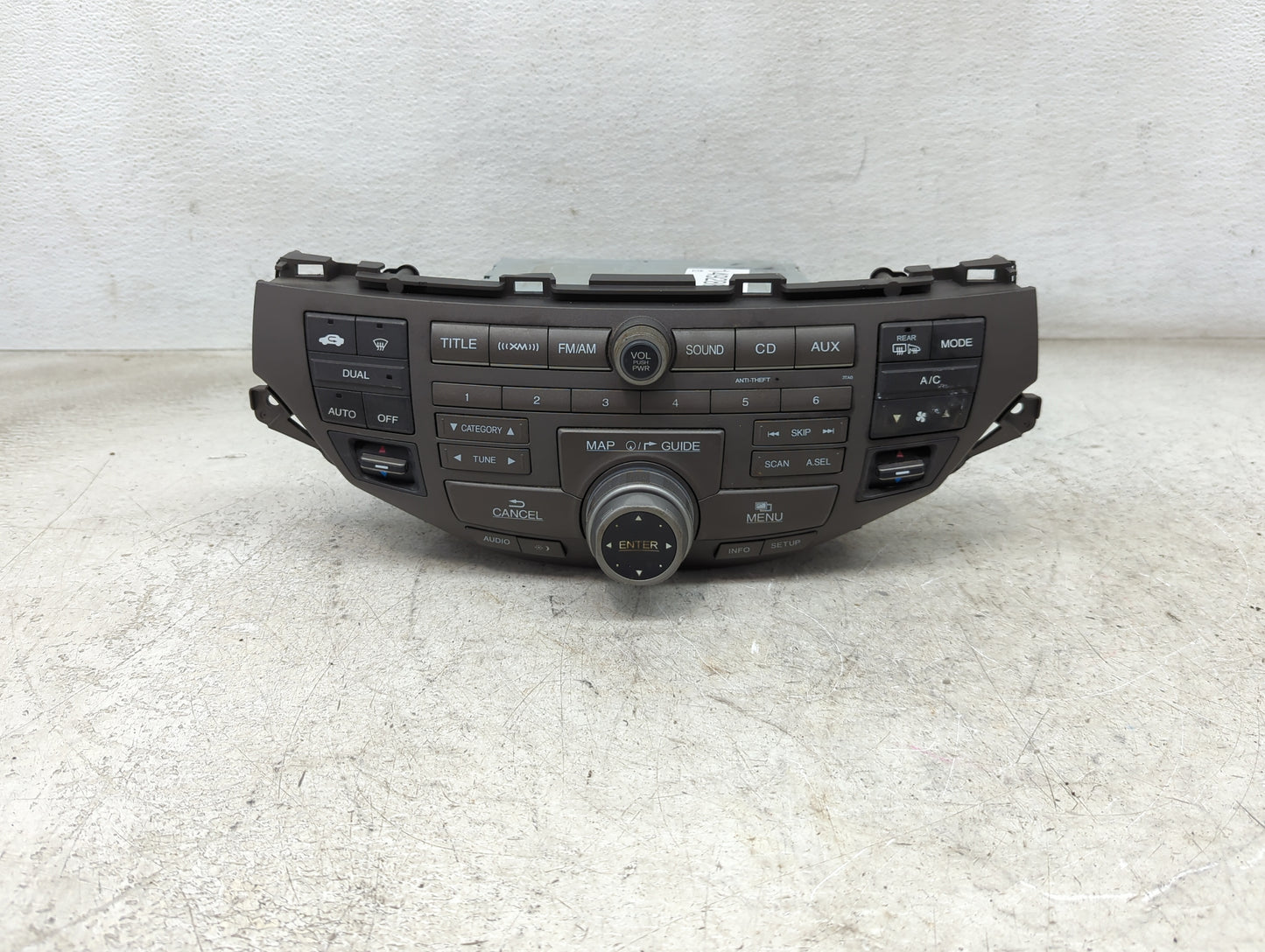2008-2009 Honda Accord Radio AM FM Cd Player Receiver Replacement P/N:39101-TA0-A820-M1 39050TA0A800 Fits Fits 2008 2009 OEM