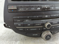 2008-2009 Honda Accord Radio AM FM Cd Player Receiver Replacement P/N:77260TE0A500 Fits Fits 2008 2009 OEM Used Auto Parts -