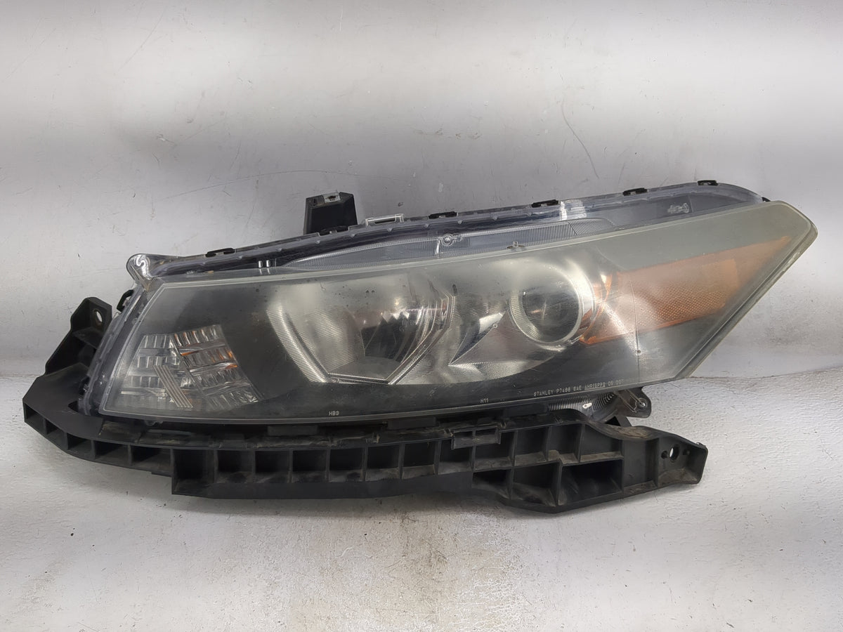 2009 Honda Accord Driver Left Oem Head Light Headlight Lamp Black - Oemusedautoparts1.com