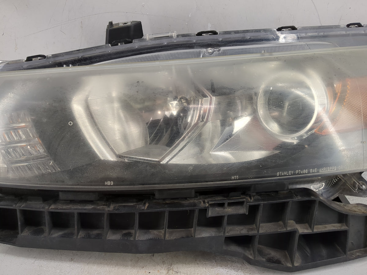 2009 Honda Accord Driver Left Oem Head Light Headlight Lamp Black - Oemusedautoparts1.com