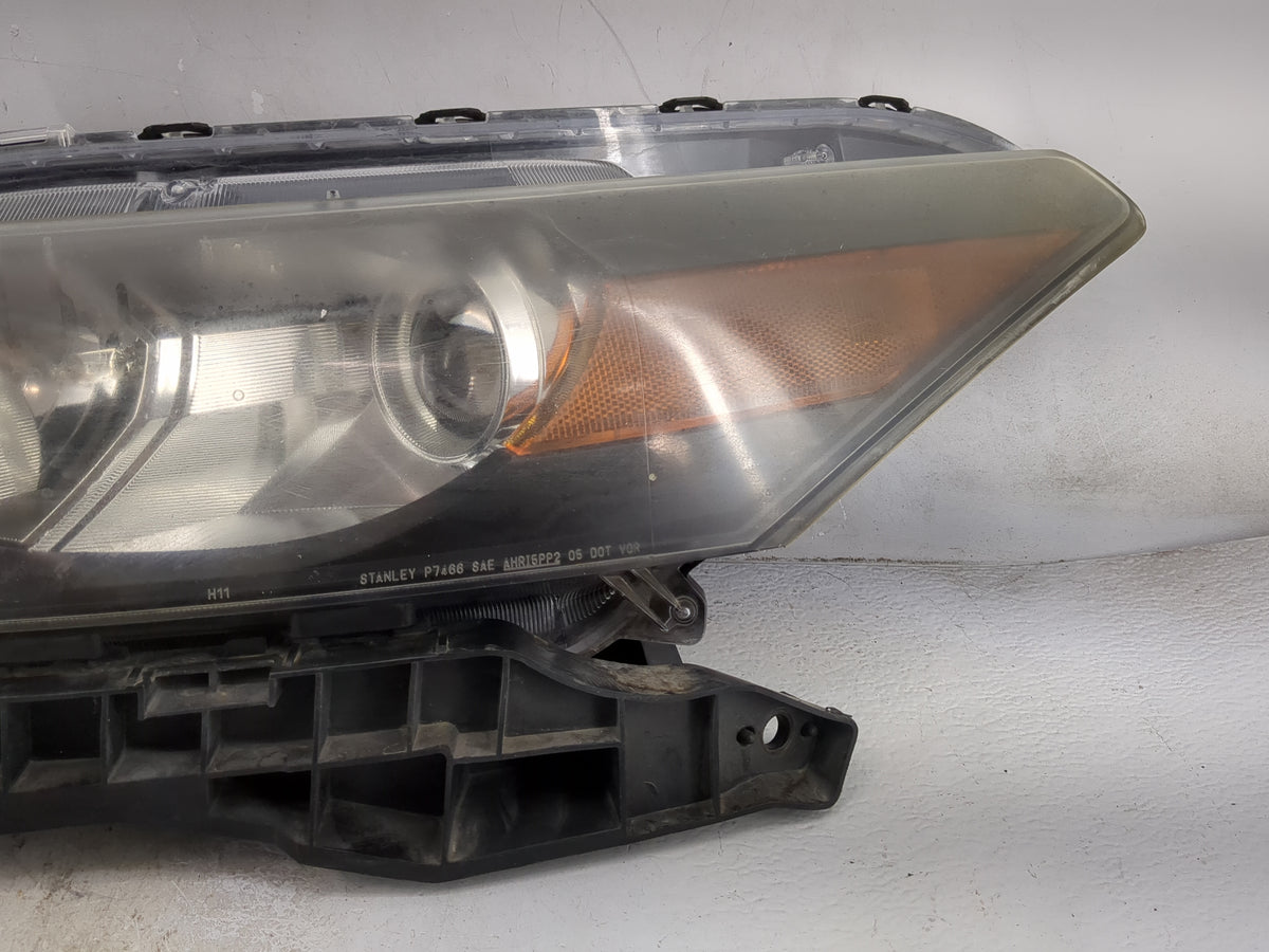 2009 Honda Accord Driver Left Oem Head Light Headlight Lamp Black - Oemusedautoparts1.com