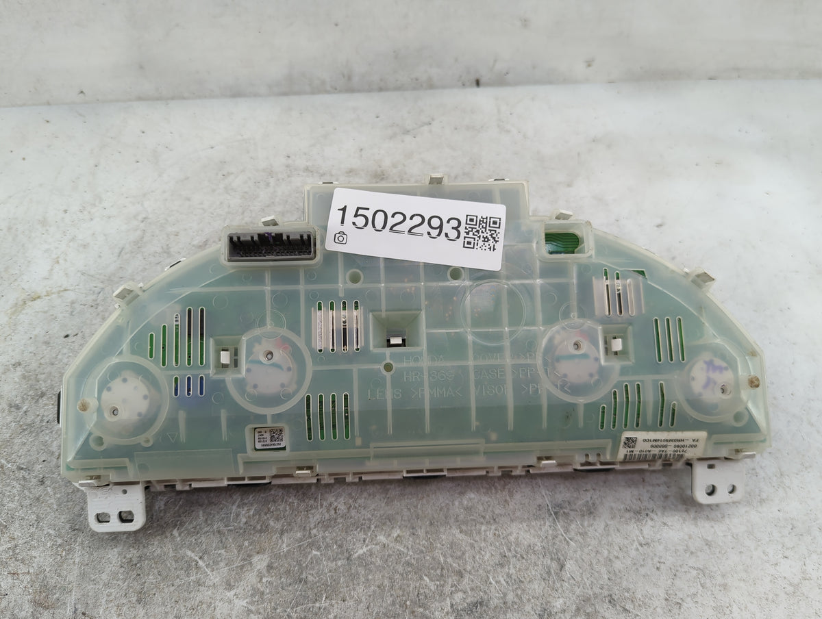 2008-2012 Honda Accord Instrument Cluster Speedometer Gauges P/N:78100-TA6-A010-M1 HR0369014M1CO Miles: Fits OEM Used Auto P