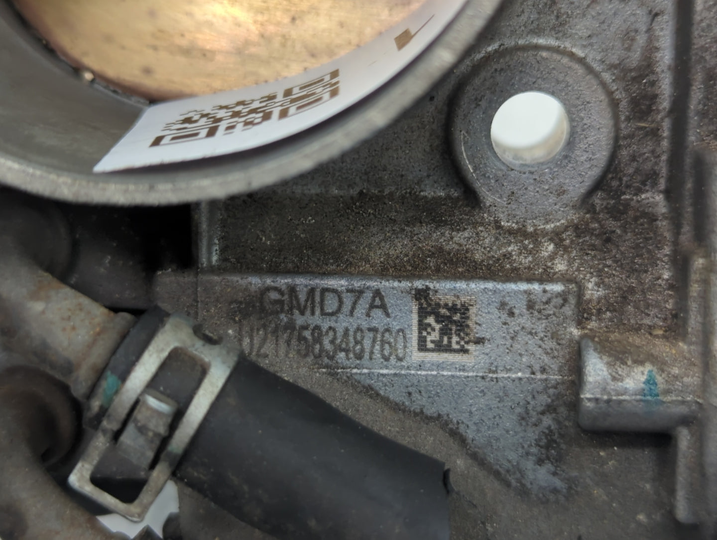 2008-2012 Honda Accord Throttle Body P/N:GMF3B 1430 02P07, GMD7A, GMD7B Fits Fits 2008 2009 2010 2011 2012 OEM Used Auto Par