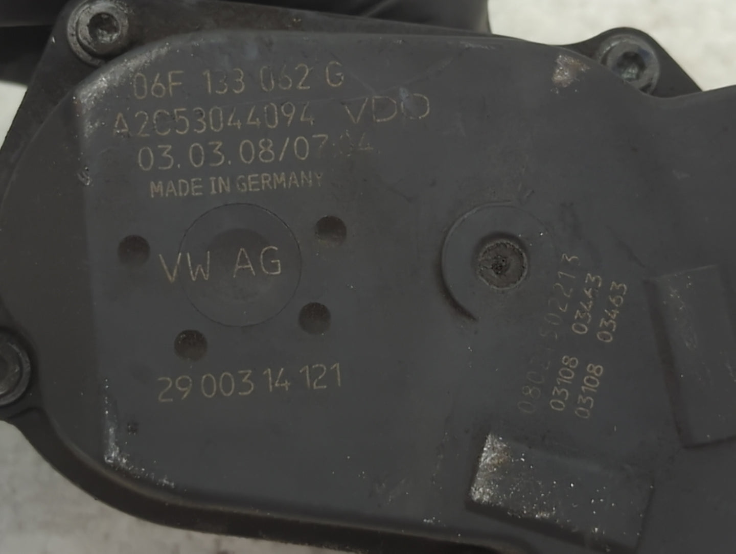 2008-2012 Honda Accord Throttle Body P/N:29 003 14 121 06F 133 062 G Fits Fits 2008 2009 2010 2011 2012 OEM Used Auto Parts 