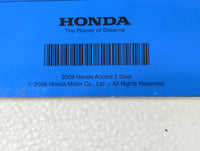 2009 Honda Accord Owners Manual Book Guide OEM Used Auto Parts - Oemusedautoparts1.com
