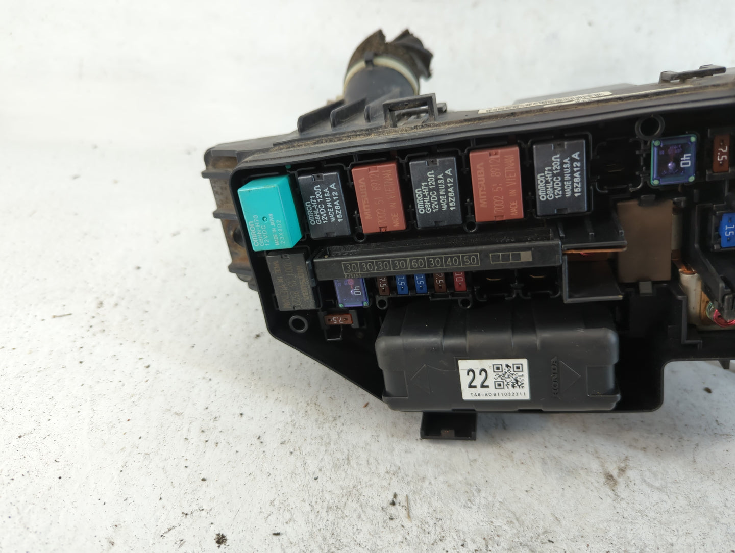 2008-2010 Honda Accord Fusebox Fuse Box Panel Relay Module P/N:019121241 Fits Fits 2008 2009 2010 OEM Used Auto Parts - Oemu