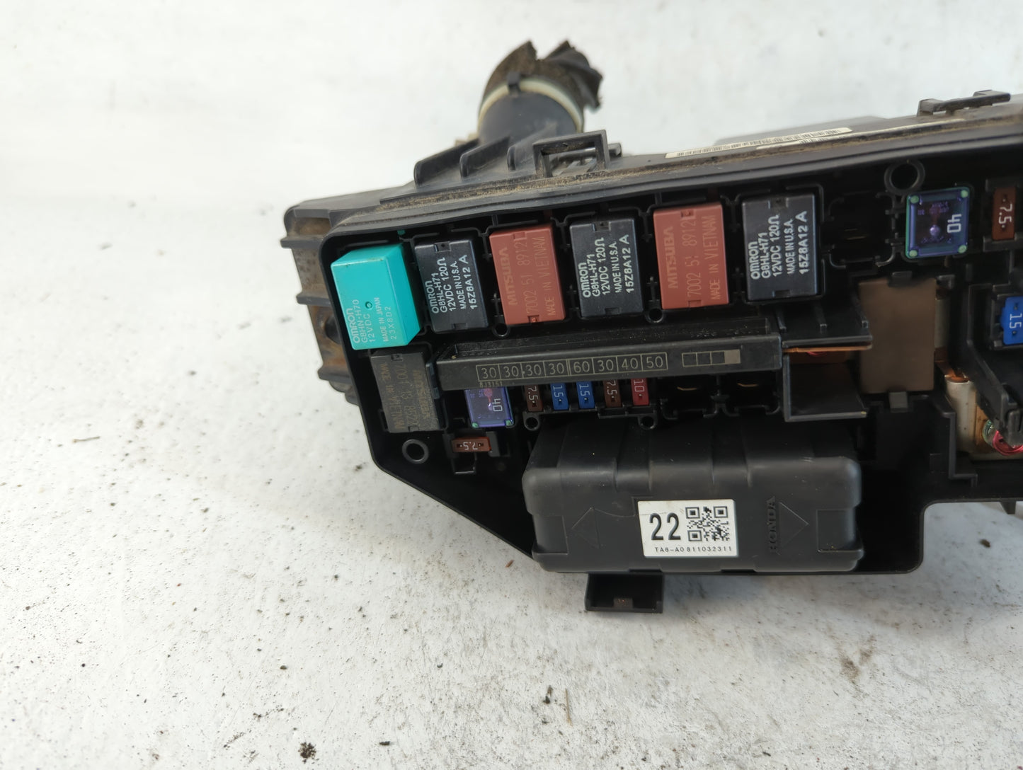 2008-2010 Honda Accord Fusebox Fuse Box Panel Relay Module P/N:019121241 Fits Fits 2008 2009 2010 OEM Used Auto Parts - Oemu