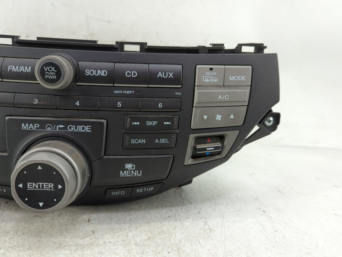 2008-2009 Honda Accord Radio AM FM Cd Player Receiver Replacement P/N:39101-TA0-A820-M1 39100-TA0-A800 Fits Fits 2008 2009 O