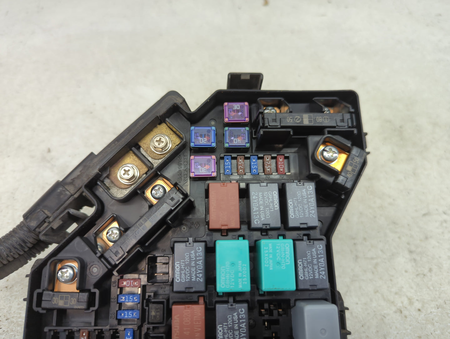 2008-2011 Honda Civic Fusebox Fuse Box Panel Relay Module P/N:SNA-C032 Fits Fits 2008 2009 2010 2011 OEM Used Auto Parts - O
