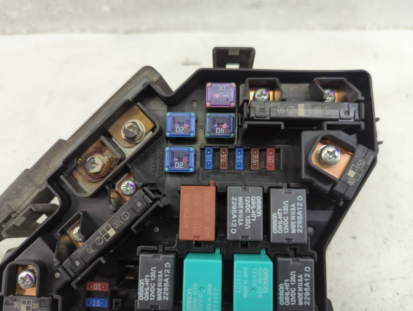 2008-2011 Honda Civic Fusebox Fuse Box Panel Relay Module P/N:SNA-A412 Fits Fits 2008 2009 2010 2011 OEM Used Auto Parts - O