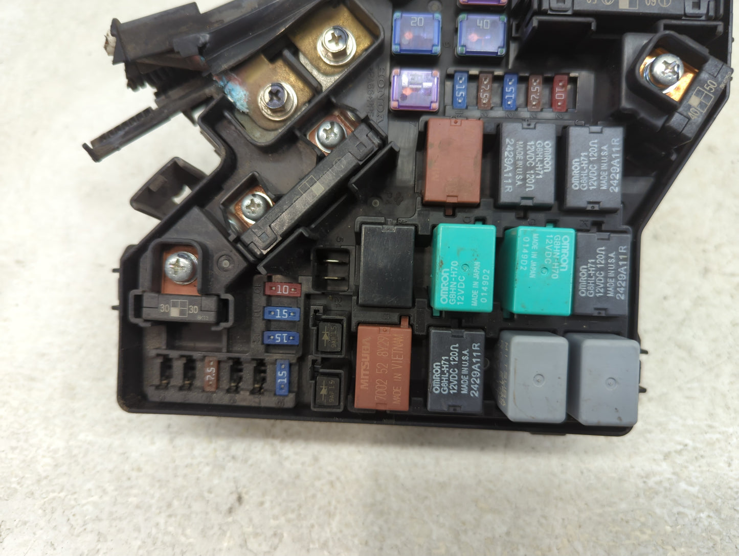 2008-2011 Honda Civic Fusebox Fuse Box Panel Relay Module Fits Fits 2008 2009 2010 2011 OEM Used Auto Parts - Oemusedautopar