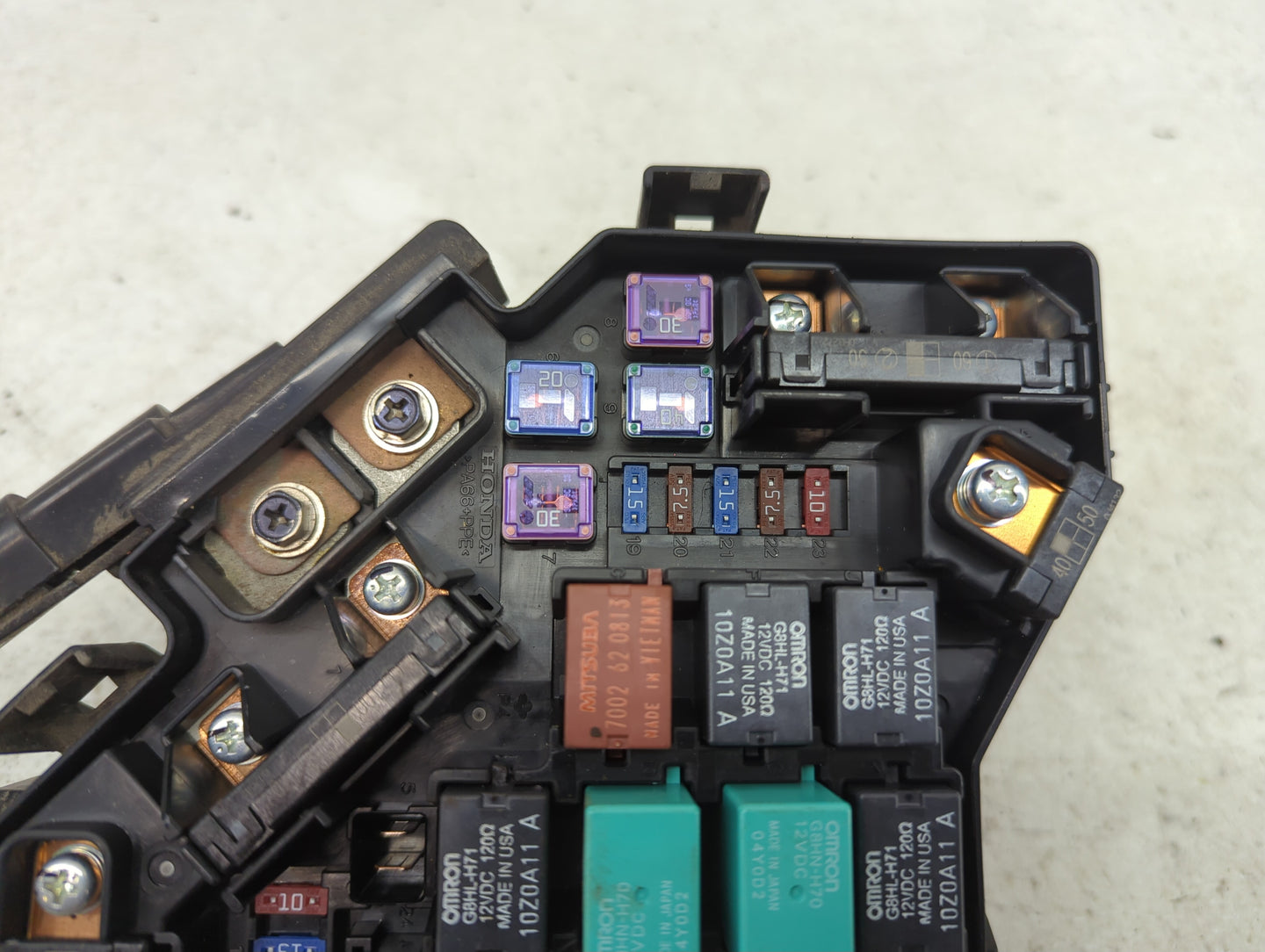 2008-2011 Honda Civic Fusebox Fuse Box Panel Relay Module P/N:SNA-C032 Fits Fits 2008 2009 2010 2011 OEM Used Auto Parts - O