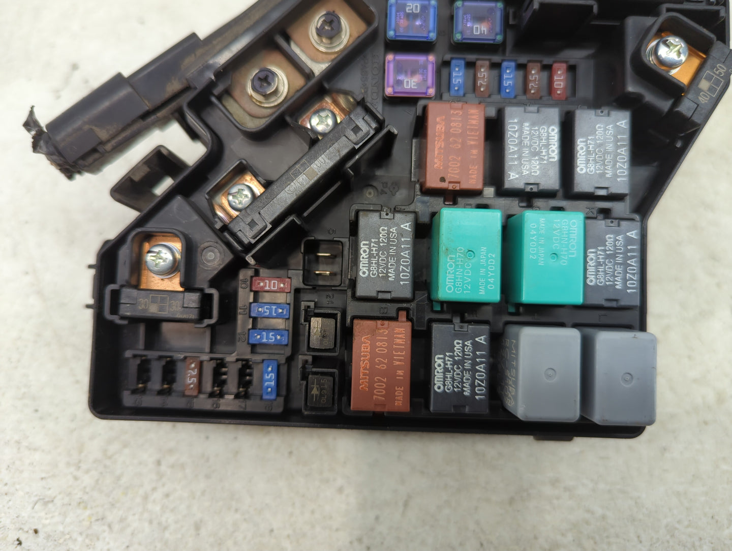2008-2011 Honda Civic Fusebox Fuse Box Panel Relay Module P/N:SNA-C032 Fits Fits 2008 2009 2010 2011 OEM Used Auto Parts - O