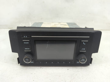 2019-2021 Honda Civic Radio AM FM Cd Player Receiver Replacement P/N:39100-TBA-A41 Fits Fits 2019 2020 2021 OEM Used Auto Pa