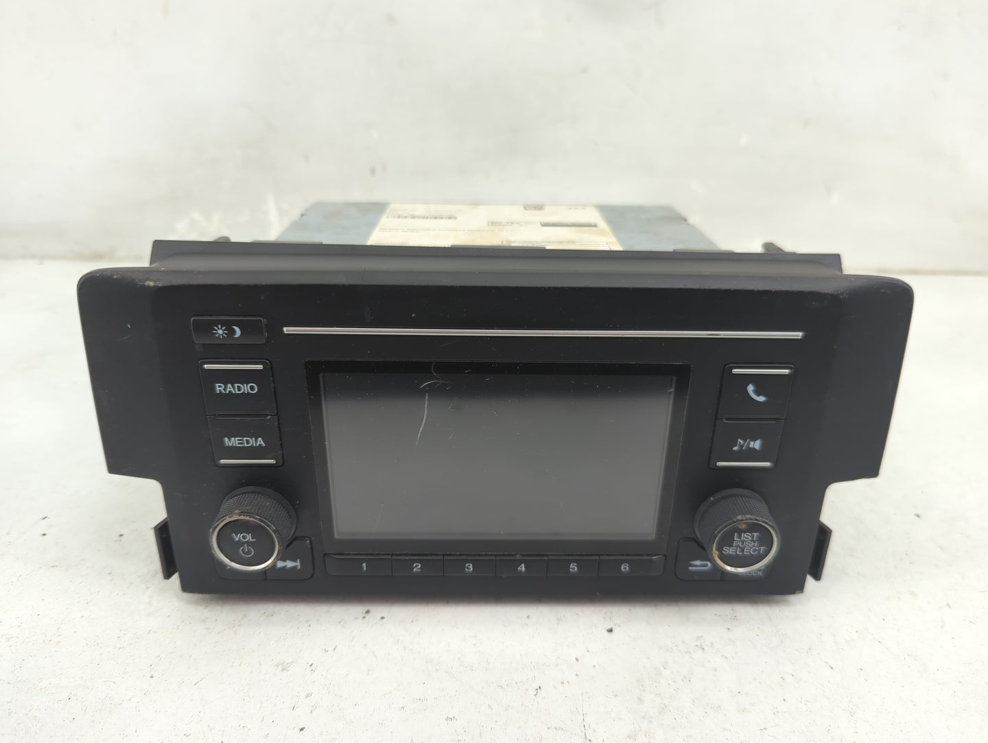2019-2021 Honda Civic Radio AM FM Cd Player Receiver Replacement P/N:39100-TBA-A41 Fits Fits 2019 2020 2021 OEM Used Auto Pa