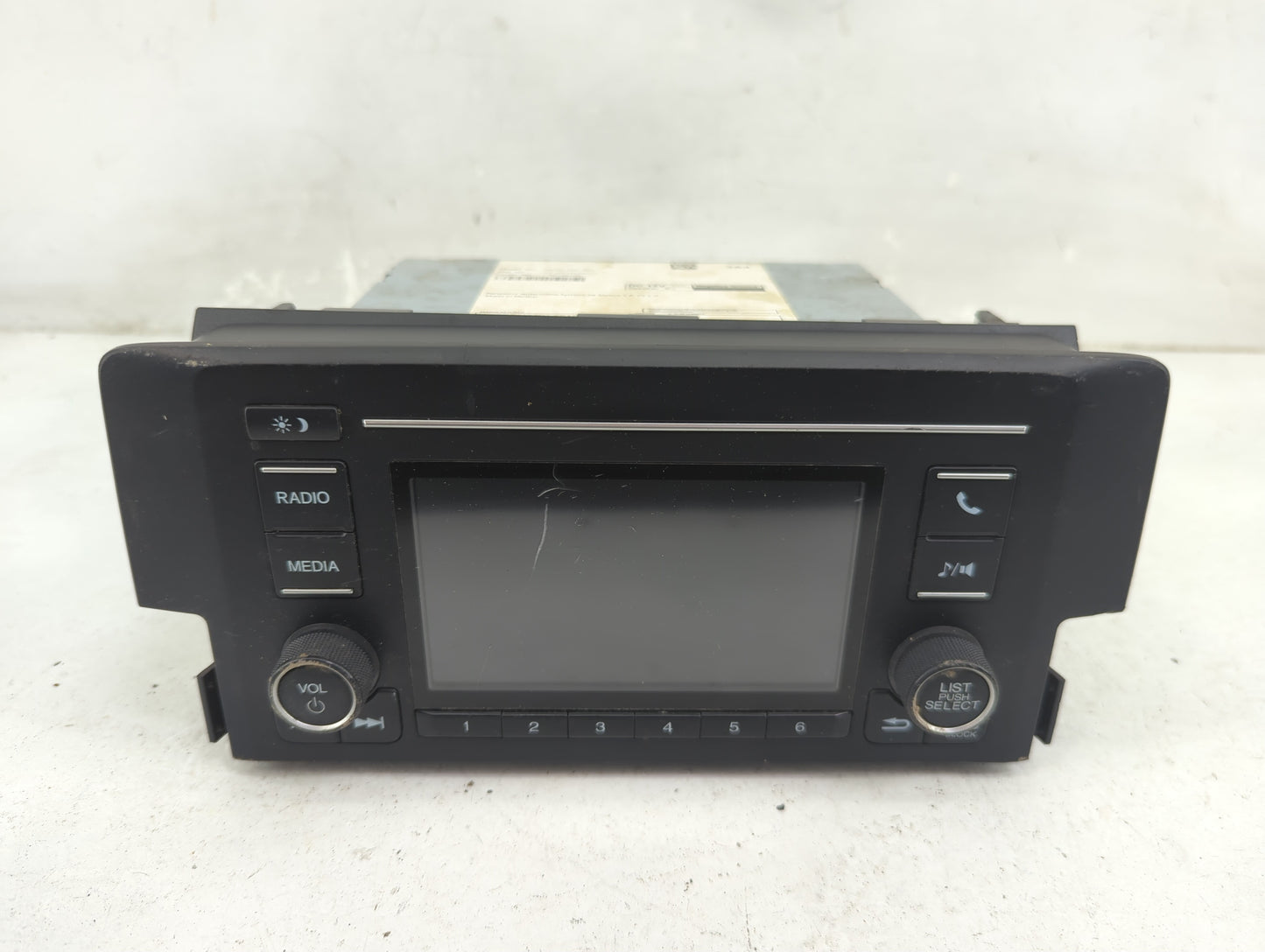 2019-2021 Honda Civic Radio AM FM Cd Player Receiver Replacement P/N:39100-TBA-A41 Fits Fits 2019 2020 2021 OEM Used Auto Pa